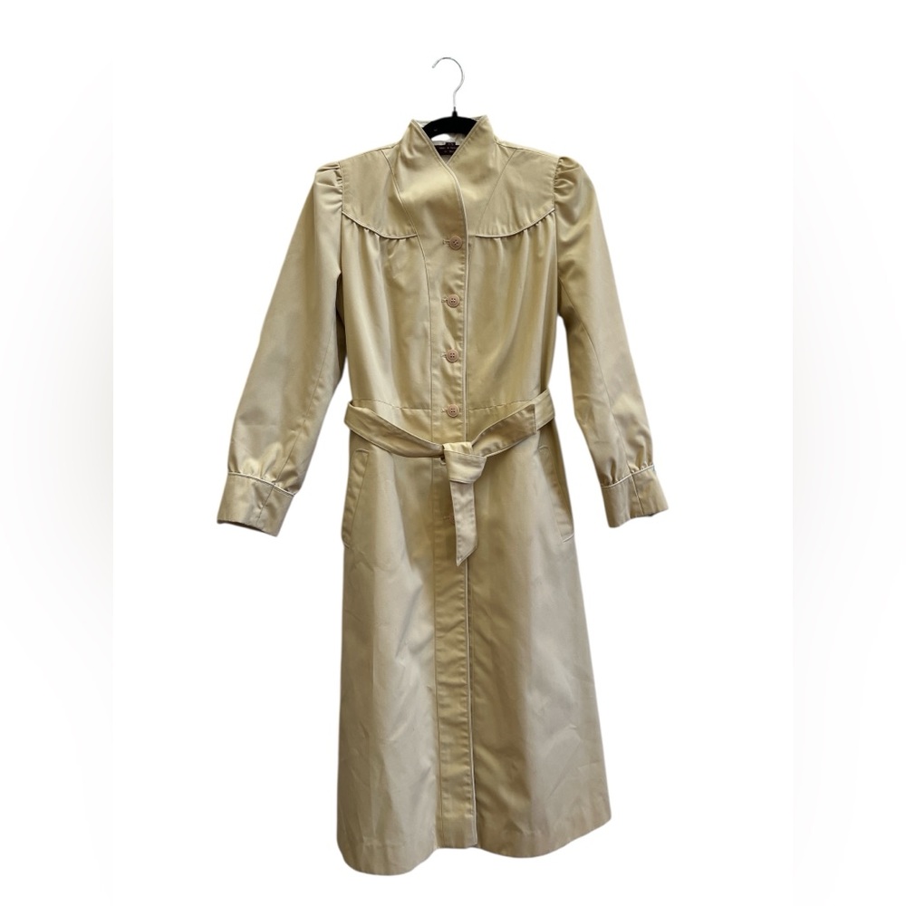J.Gallery Belted Prairie Trench Coat Western Victorian Cottagecore 4/5